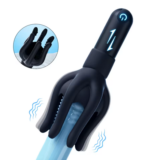 Glans Trainer Penis Vibrator Massager Male Masturbator 10-Frequency Vibration