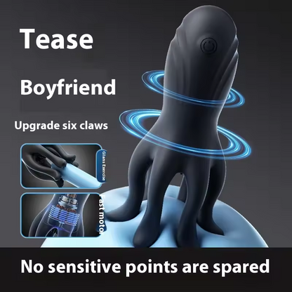 Penis Trainer Glans Massager Vibrator Erotic Toys with 10 Powerful Modes