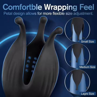 Electric Penis Trainer Massager Glans Stimulator with 10 Vibration Modes