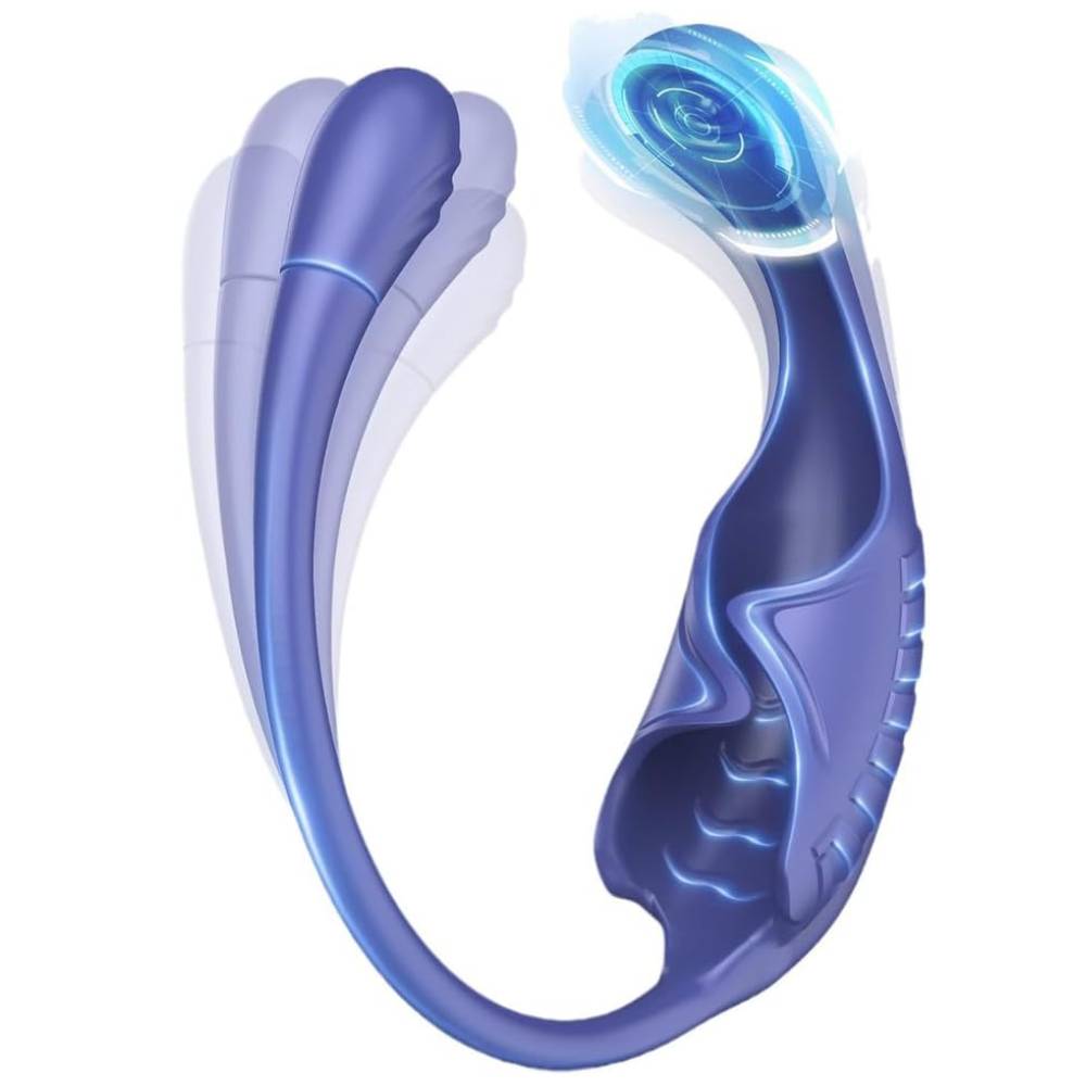 4 IN 1 Electric Penis Trainer Vibrator Cock Ring Prostate Massager with 10 Strong Vibrations