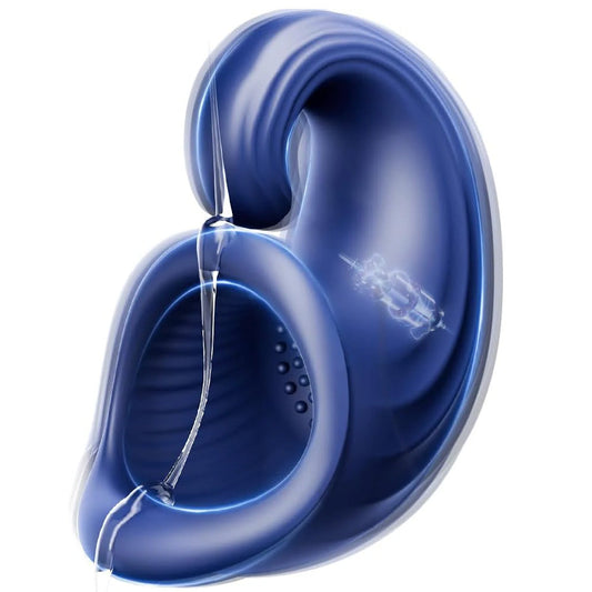 3 IN 1 Penis Trainer Glans Vibrator Masturbator with 7 Oral Sex Vibrations