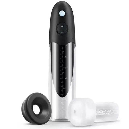 Triple-frequency Automatic Penis Pump with Vacuum Suction & Super Waterproof