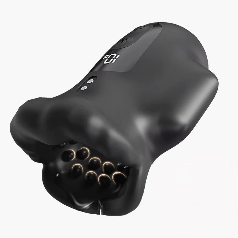 360° Wrapping Penis Vibrator Glans Trainer Stroker Masturbator with 10 Vibration Modes