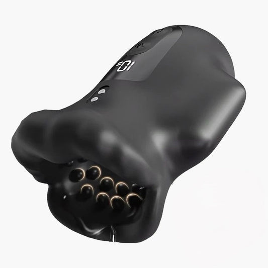 360° Wrapping Penis Vibrator Glans Trainer Stroker Masturbator with 10 Vibration Modes