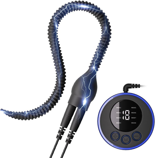 Electro Stim Urethral Sound Anal Plug with Customizable Electronic Pulse Modes