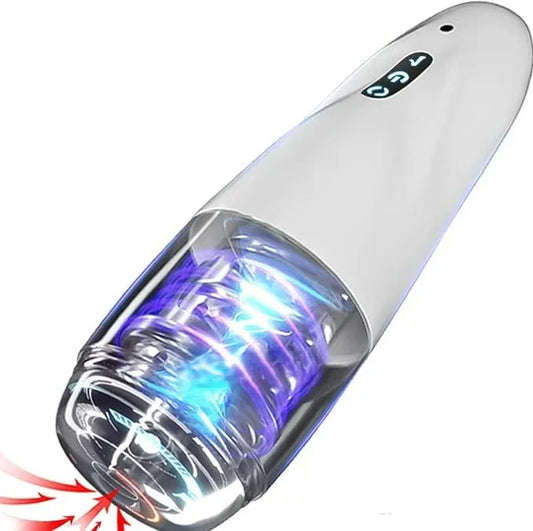 Automatic Masturbator Blowjob Penis Pumps with 10 Speed & Rotation Modes