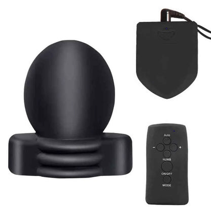 Electric Power Host Glans Ring Ball Stretcher Testicle Trainer E-Stim Kit