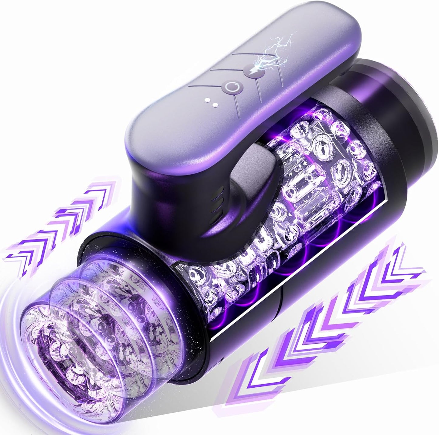 Upgraded Automatic Masturbator Blowjob Pocket Pussy with  9 Thrusting & Rotating Modes