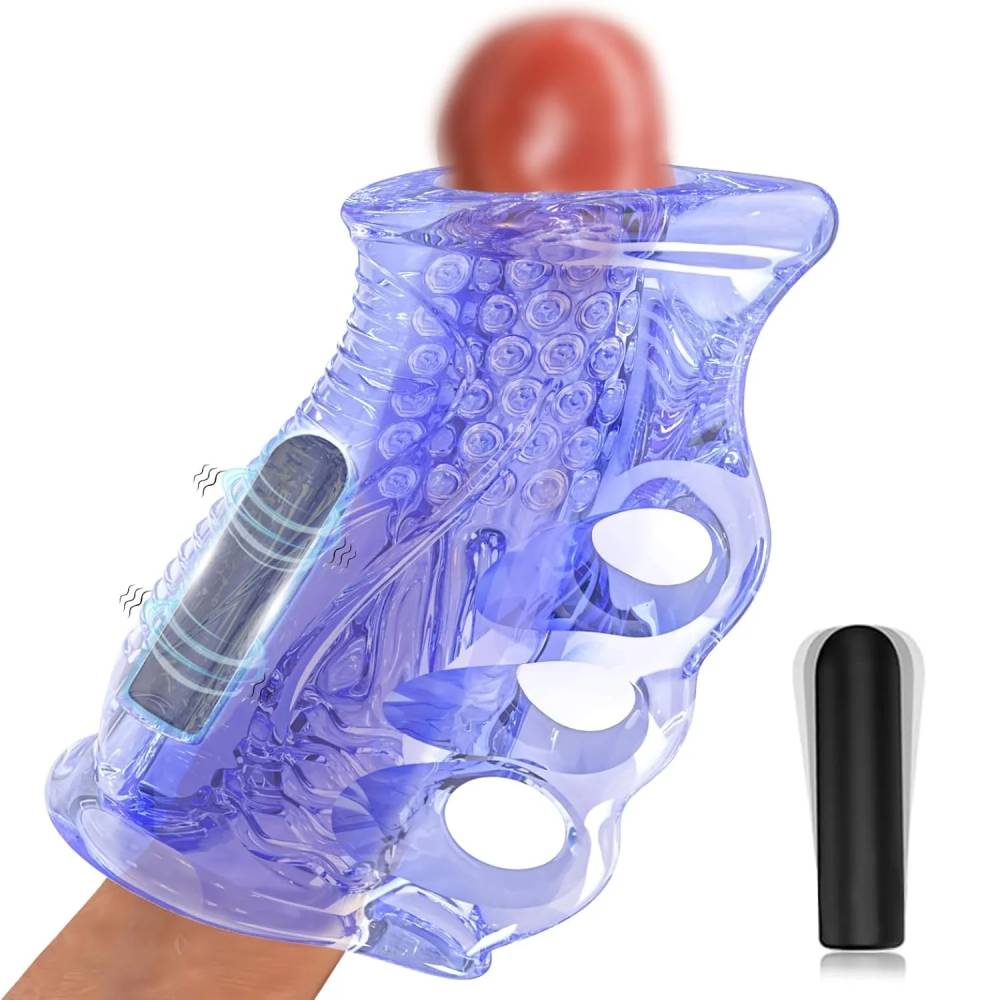 Electric Penis Trainer Vibrator Stroker Blowjob with 10 Vibration Modes