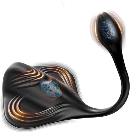 Prostate Massager Anal Plug penis Trainer Stimulator with 9+9 Vibration Modes