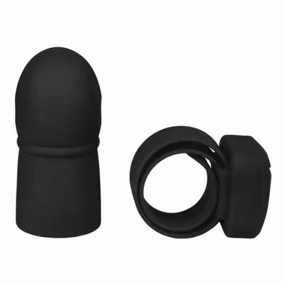 Penis Vibrator Glans Trainer Growth Sleeve Masturbator with 7 Vibration Modes