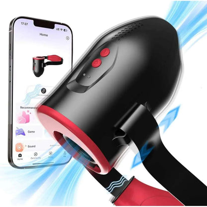 Automatic Sucking Masturbator Stroker Blowjob with 6 Vibrating & Thrusting Modes