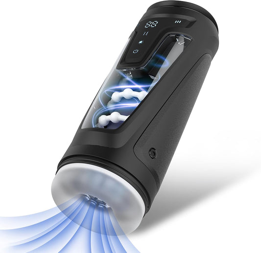 Automatic Masturbator Stroker Sex Machine with 8 Thrusting & 9 Vibrations Modes