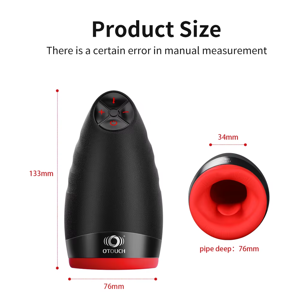 Automatic Masturbator Penis Vibrator Glans Trainer with 7 Vibrating Modes & 3 Speeds