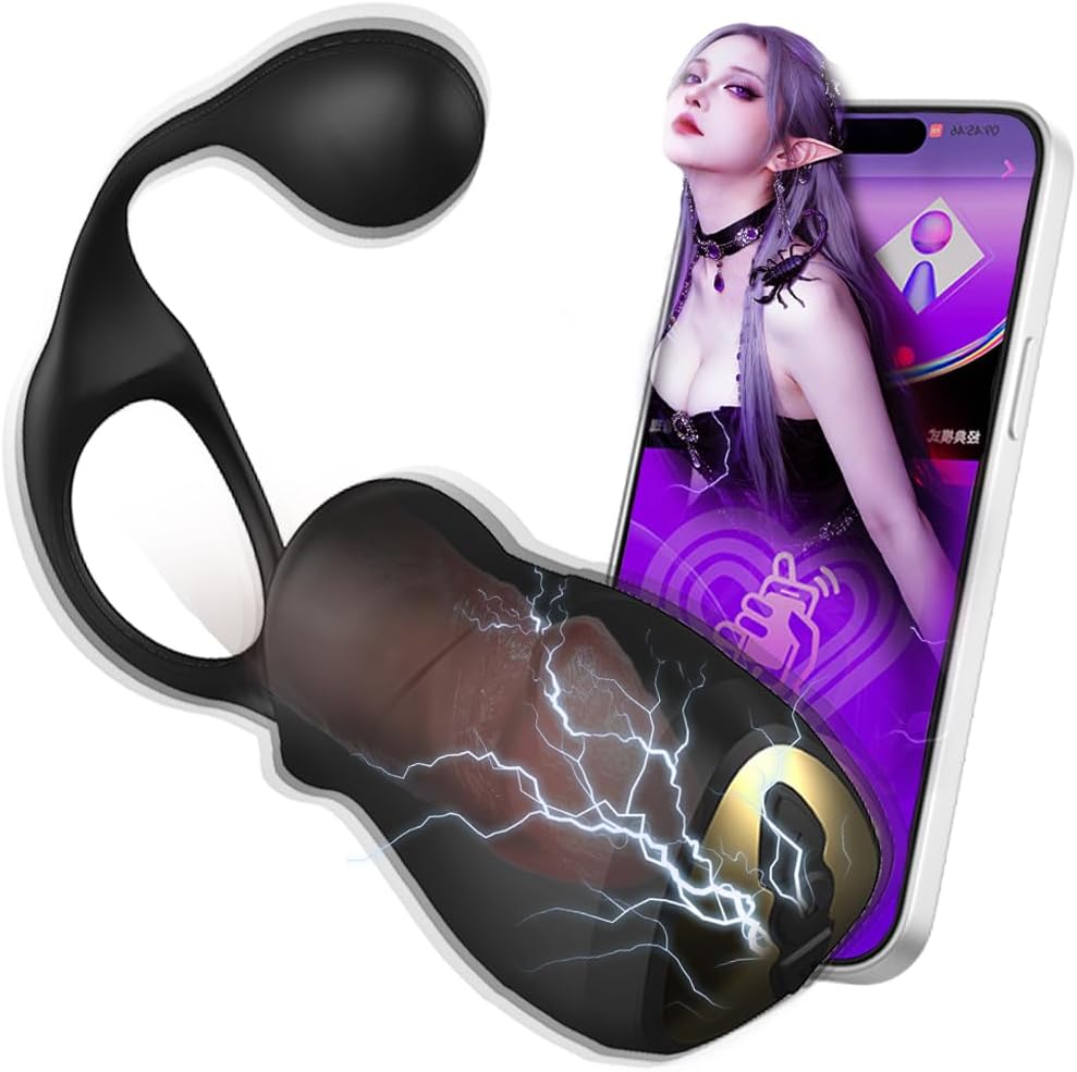 Electric Shock Glans Stimulator Penis Trainer Vibrator Prostate Massager Anal Plug