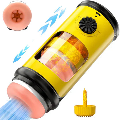 Infinitely Variable Speed Automatic Masturbator with 5 Thrusting & Heating Modes