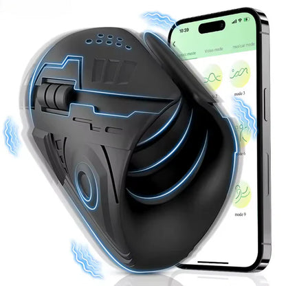 Electric Penis Trainer Glans Stimulator Masturbator with 9 Vibration Modes