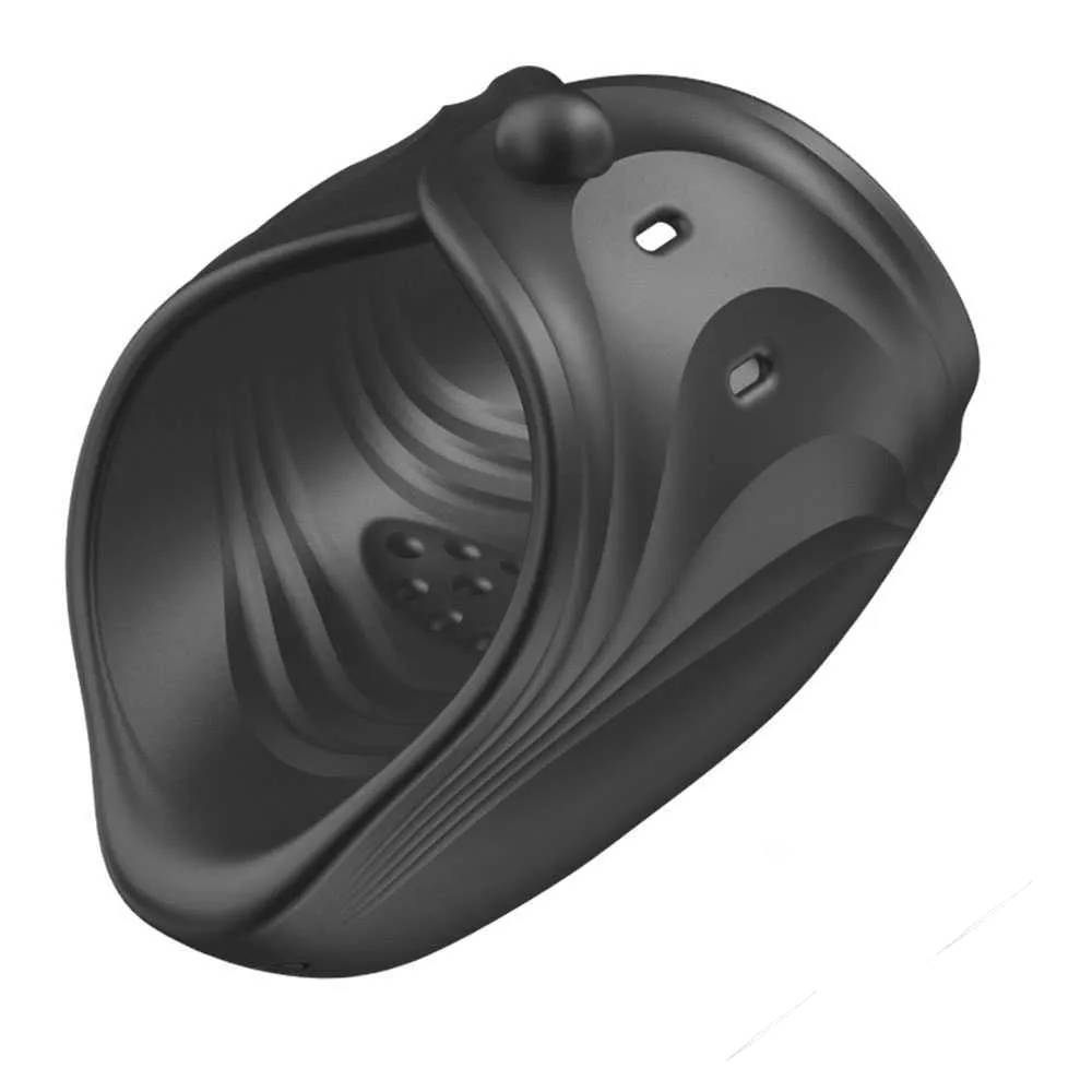 Adjustable Penis Trainer Vibrator Glans massager with 10 Intense Vibration Modes