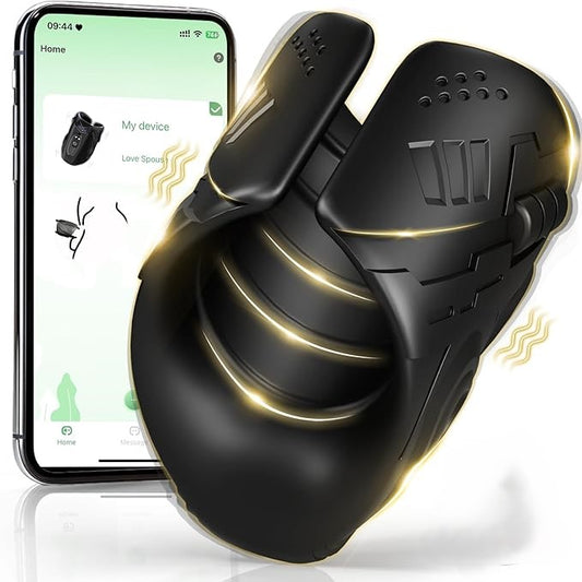APP Control Penis Trainer Vibrator Male Masturbator with 9 Vibration Modes