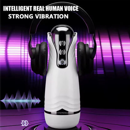 Intelligent Automatic Masturbator Blowjob Sex Machine with 9 Vibration Modes