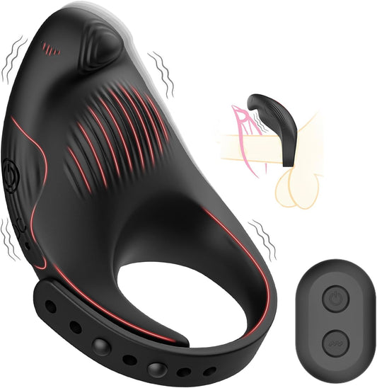 Eagle Shaped Vibrating Cock Ring with 7 Vibration Modes & Remote Control