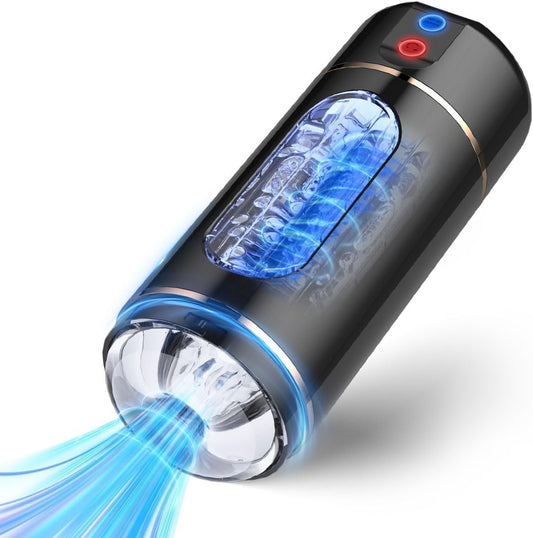 Realistic Masturbator Pocket Pussy Stroker Blowjob with 10 Vibration Modes