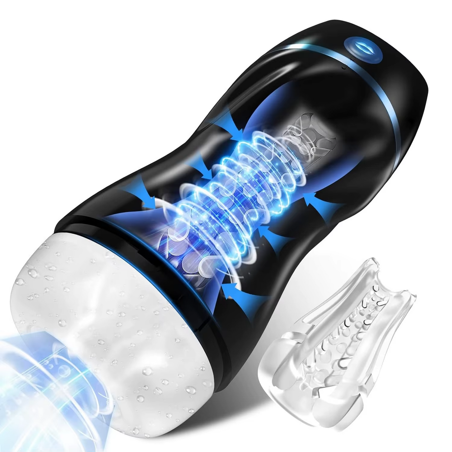 Automatic Sucking Male Masturbators Stroker Blowjob with 7 Vibration & Suction