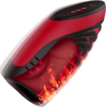 Electric Penis Trainer Vibrator Stroker with & 6 Suction & 9 Vibration Modes & Heating