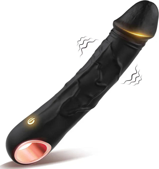 2 IN 1 Anal Vibrator Dildo Prostate Massager Butt Plug with 10 Vibration Modes