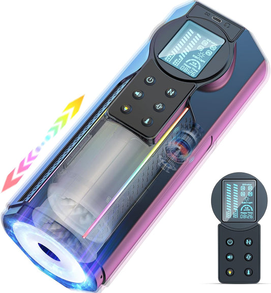Smart Automatic Masturbator Sex Machine with 10 Thrusting &10 Vibrating Modes