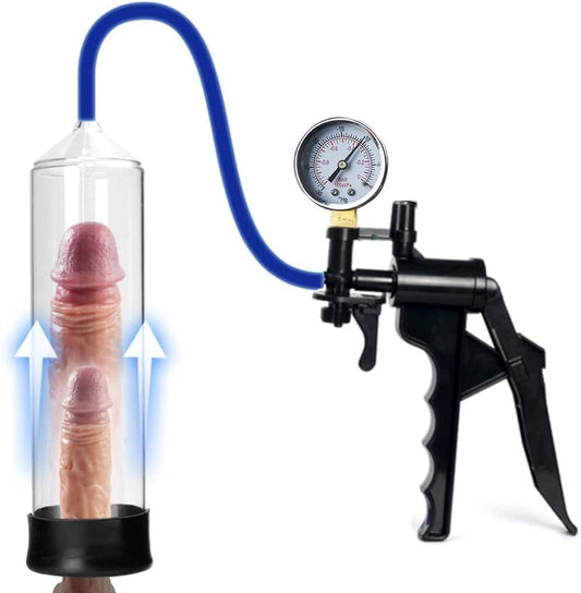 Manual Vacuum Penis Pump Enlargement with Pistol Grip