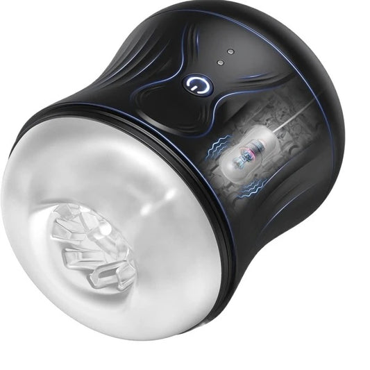 Open-Ended Oral Automatic Masturbator Blowjob with 10 Vibration Modes