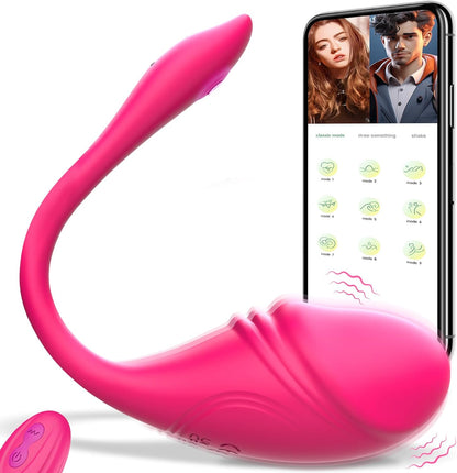 Intelligent APP Control G Spot Clitoral Vibrator with 10 Vibration Modes