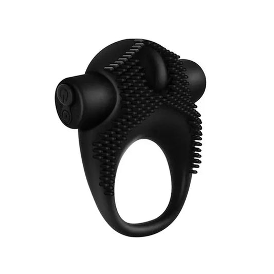 2 IN 1 Penis Ring Vibrator Ejaculation delay with 10 Vibration Modes