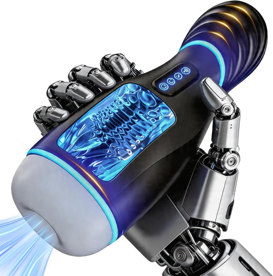 Hands Free Automatic Masturbator Machine Devices with 9 Suction & Telescopic Modes