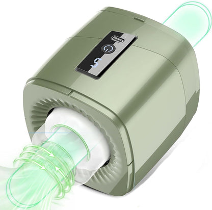 2 IN 1 Open-Ended Automatic Masturbator Stroker with 7 Thrusting & Rotating Modes