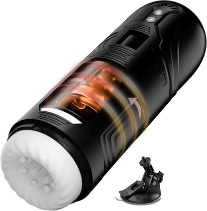 3 IN 1 Automatic Masturbator Sex Machine with 7 Thrusting & Rotating Vibrating Modes