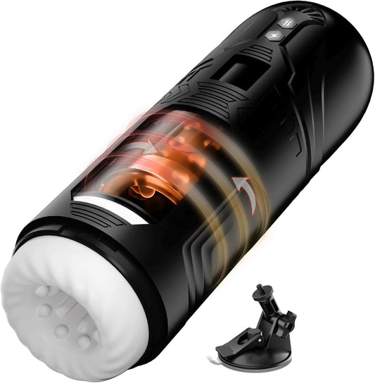 3 IN 1 Automatic Masturbator Sex Machine with 7 Thrusting & Rotating Vibrating Modes