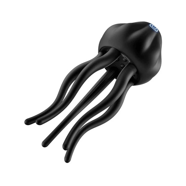 Jellyfish-shaped 10 Powerful Vibration Modes Penis Trainer Masturbator