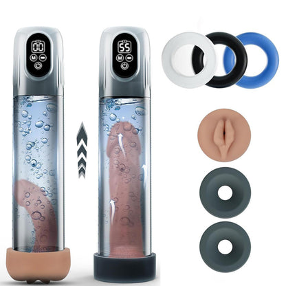 4 IN 1 Electric Penis Pump Enlarger with 4 Training Pressure & 5 Suction Modes