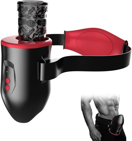 Automatic Sucking Male Masturbation Cup Stroker with 6 Vibrating & Thrusting Modes