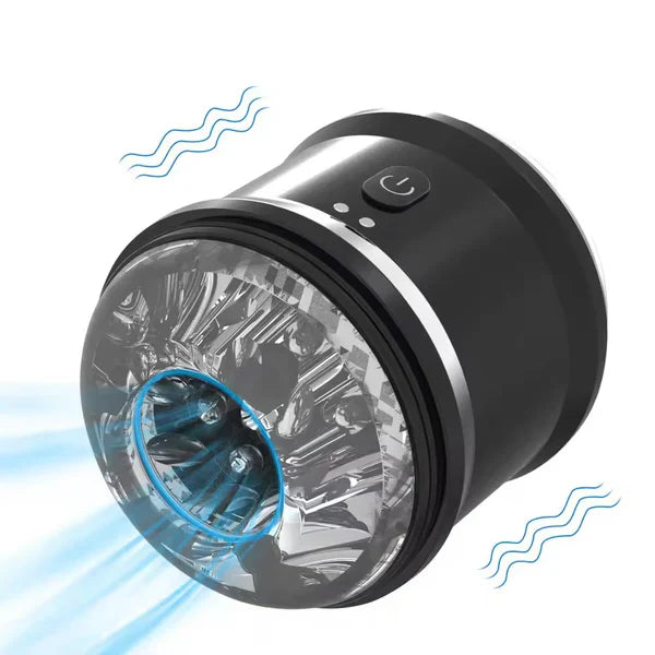 Open-ended Electric Penis Trainer Glans Stimulator Masturbator with 10 Vibration Modes