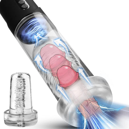 Electric Penis Pump Enlarger Enlargement with 6 Suction Modes