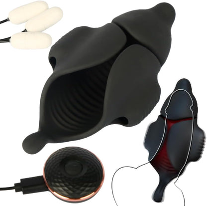 Electric Penis Trainer Glans Vibrator Masturbator with 10 Vibration Modes
