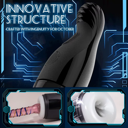 Smart Masturbator Stroker Blowjob Sex Machine with 5 Peristalsis and 10 Vibrations