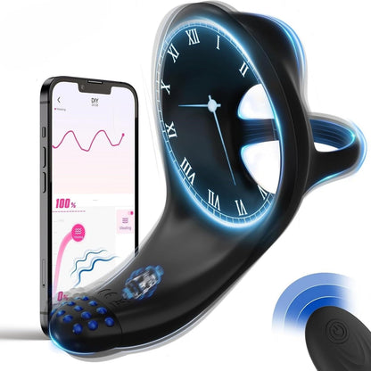3 IN 1 Electric Penis Trainer Vibrator Cock Ring with 10 Powerful Vibration Modes