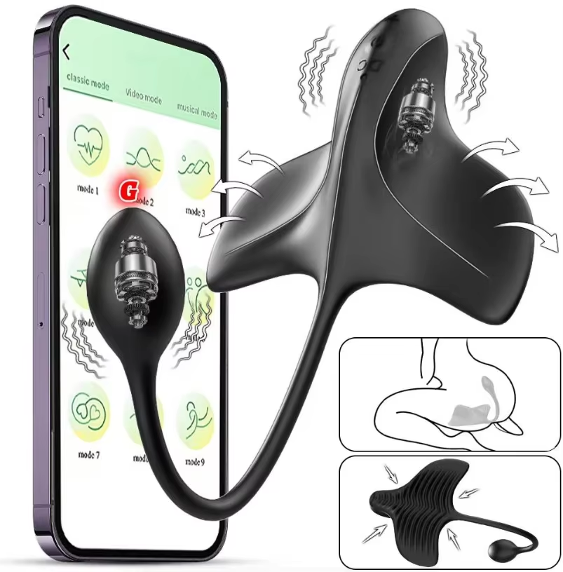 Prostate Massager Anal Plug penis Trainer Stimulator with 9+9 Vibration Modes
