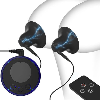 E-stim Nipple Sucker Clitoris Vibrator BDSM with 19 Electrical Stimulation Modes