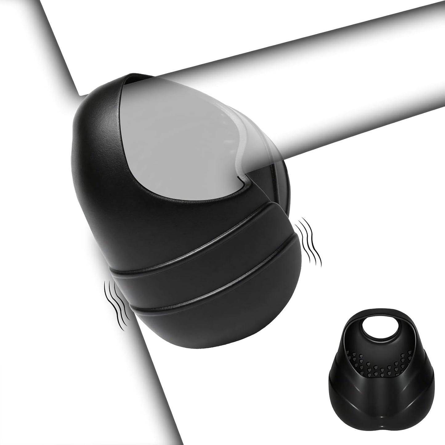 Testicle Stimulator Cock Ring Vibrator Penis Trainer Massager with 12 Modes