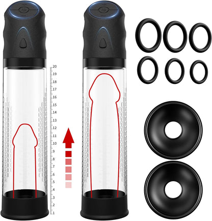 Electric Penis Vacuum Pump with 4 Suction Intense